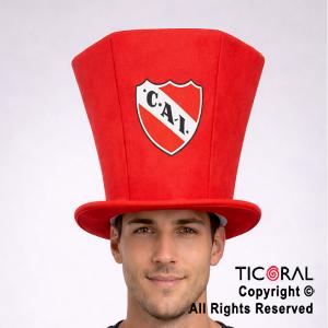 SOMBRERO GALERA HEXAGONAL CON ESCUDO INDEPENDIENTE x 1