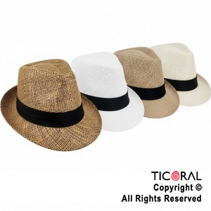 SOMBRERO PANAMA COLORES SURTIDOS X 1