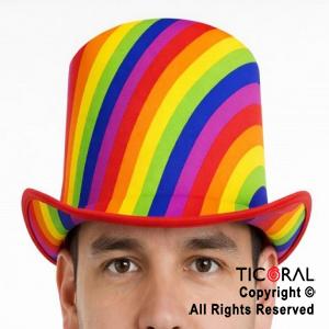 SOMBRERO GALERA MULTICOLOR FLUO x 1