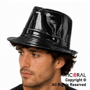SOMBRERO TANGUERO FUNYI METALIZADO NEGRO