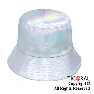 SOMBRERO PILUSO TORNASOLADO PLATA x 1