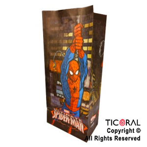 SPIDERMAN BOLSITA PAPEL 12.5X24.5CM x 10