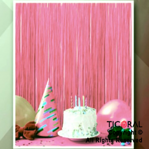 CORTINA LISA COLOR (IP)  ROSA PASTEL 2.2MT X 80CM x 1
