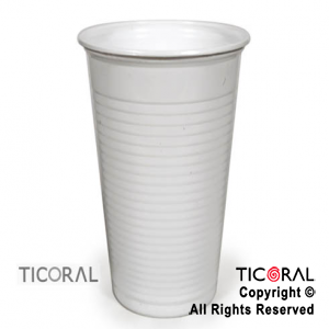 VASO 330CC LISO BLANCO x 2500 BELLA CUP