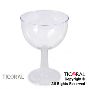 COPA CHAMPAGNE BASE CRISTAL x 10