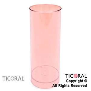 VASO TUBO ROSA X 60