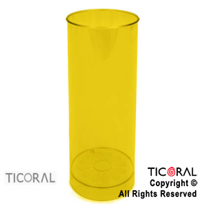 VASO TUBO AMARILLO X 60