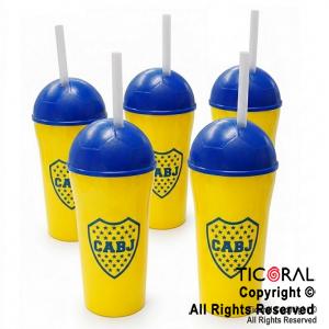 VASO DOMO BOCA JUNIORS CON SORBETE 400 ML x 5