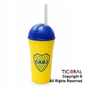 VASO DOMO BOCA JUNIORS CON SORBETE 400 ML x 5