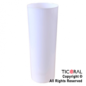 VASO TRAGO LARGO PP KV BLANCO 280CC X 10