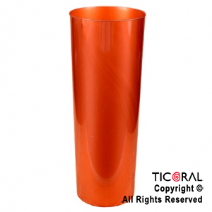 VASO TRAGO LARGO PP KV COBRE 280CC X 10