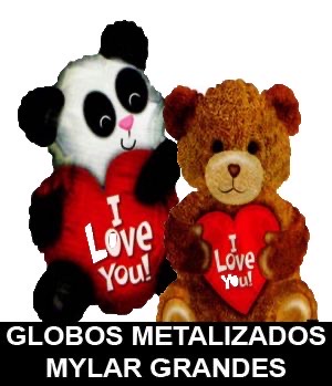 Globos metalizados con formas grandes 1208