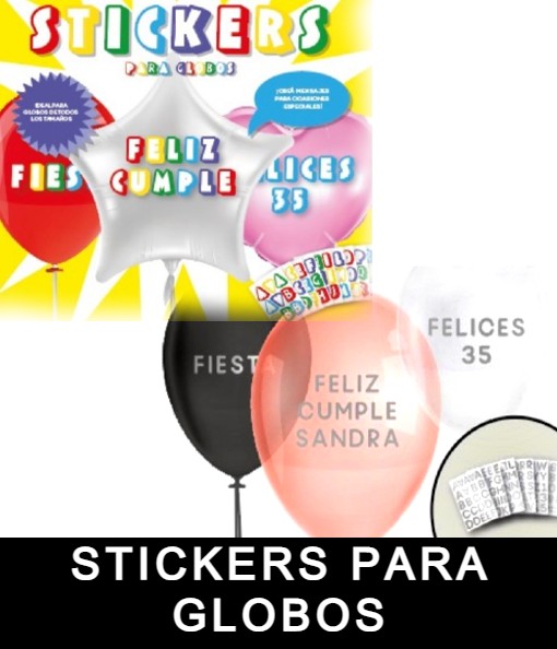 Stickers para globos 1658