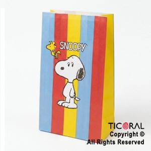 BOLSITA PAPEL SNOOPY 12X24CM x 10
