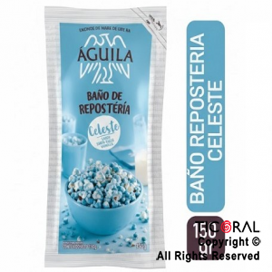 BA�O DE REPOSTERIA AGUILA SACHET CELESTE VAINILLA X 150 GR