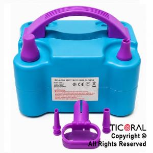 INFLADOR DE GLOBOS ELECTRICO DOBLE PICO COMPRESOR GLOBOX