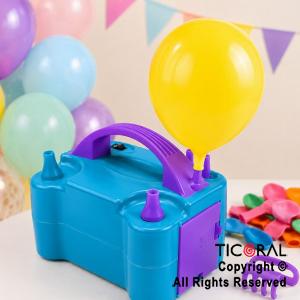 INFLADOR DE GLOBOS ELECTRICO DOBLE PICO COMPRESOR GLOBOX