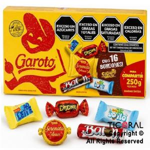 BOMBON SURTIDO GAROTO 250 GRS X 1