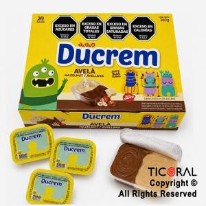 DUCREM CHICO AVELLANA (36 UNIDADES X 10 GR) 360 GR.