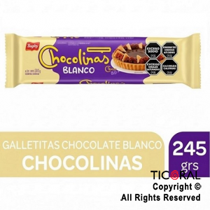 GALLETITA CHOCOLINAS BLANCO 1 paquete x 245 grs x 1