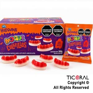 GOMITAS MOGUL COLMILLOS 30 GRS c/u X 12 UNIDADES (360 GR)