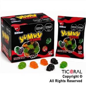 GOMAS YUMMY TERROR 12 SOBRES X 30 GRS
