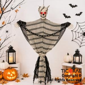 ADORNO COLGANTE PRISIONERO CON LUZ Y SONIDO 90 CM (U2603-104) HALLOWEEN