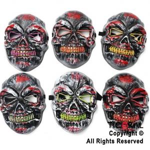 MASCARA CALAVERA PIRATA LUMINOSA