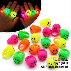 ANILLO LUMINOSO CARITA SMILE SILICONA X 60
