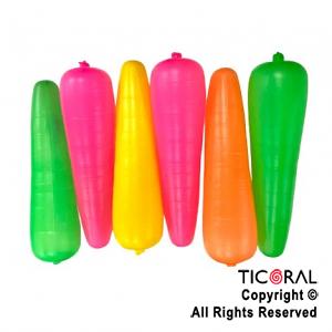 MARACA FLUO ZANAHORIA x 6