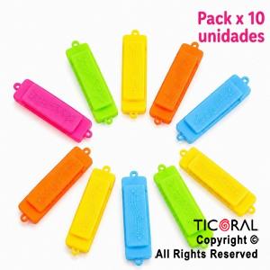 SET DE ARMONICAS 7,5 CM X 10 UNIDADES