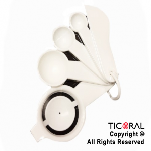 CUCHARAS MEDIDORAS PLASTICAS (SET X 5)