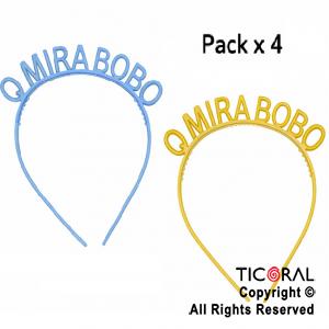 VINCHA QUE MIRA BOBO X 4